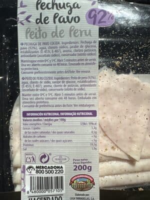 Pechuga de Pavo