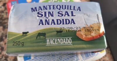 Mantequilla sin sal