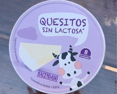 Quesitos sin lactosa