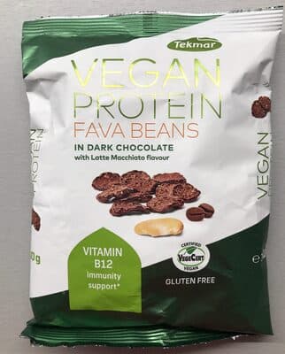 Fava beans in dark chocolate