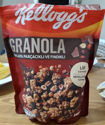 Granola ikolata parackl ve fndkl