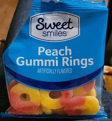 Peach Gummi rings