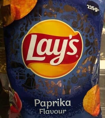 Paprika flavour crisps