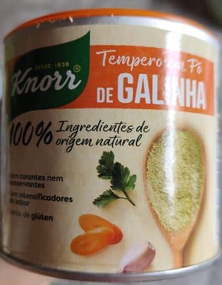 Tempero em pó de galinha