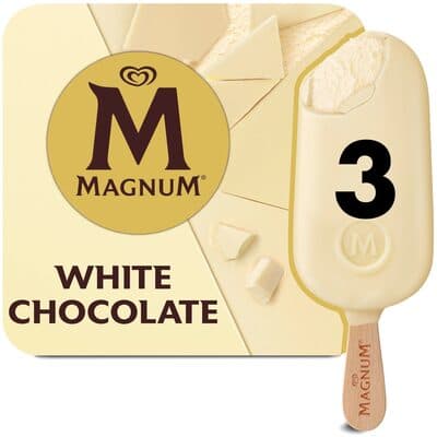 Magnum White Chocolate Ice Cream Sticks