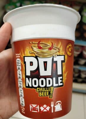 Pot Noodle Chili Beef flavour