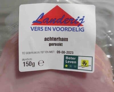 Achterham Gerookt