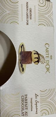 Carte D'or Les Suprêmes Glace Parfait Chocolat