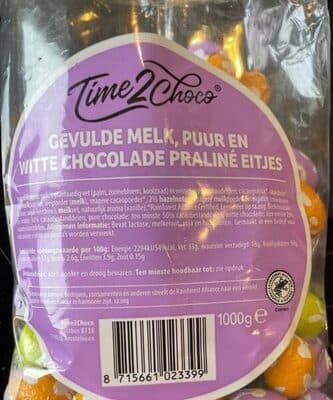 Gevulde Chocolate Praline Eitjes