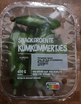 Snackgroente komkommers