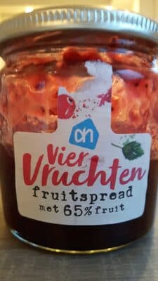 Vier vruchten fruitspread