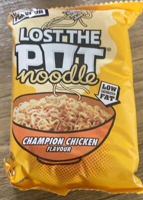 Lost the pot noodle