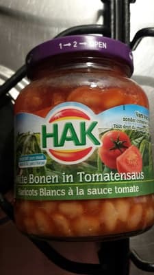 Haricots blancs la sauce tomate