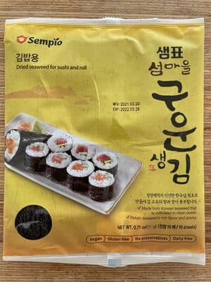Algues sushi