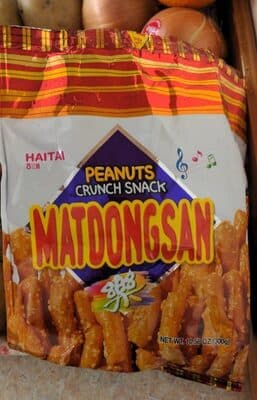Matdongsan peanuts crunch snack