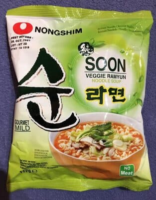 Soon Veggie Ramyun Noodle Soup