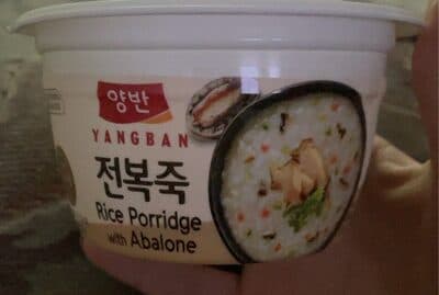 RICE PORRIDGE WITH ABALONE