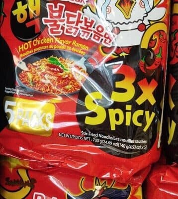 3x spicy noddles