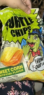 Orion Sweet Corn Flavor Turtle Chips
