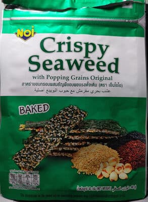 Crispy seaweed with popping grains original