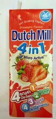 Dutch Mill Drinking Yoghurt Uht Milk Strawberry