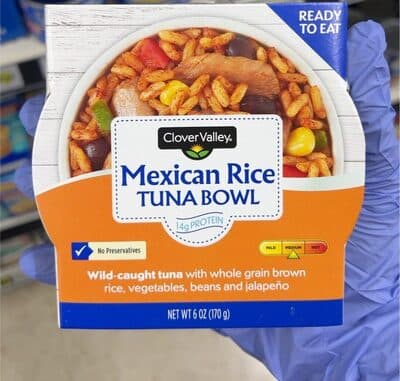 Mexican rice tuna bowl