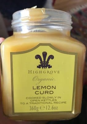 Organic Lemon Curd