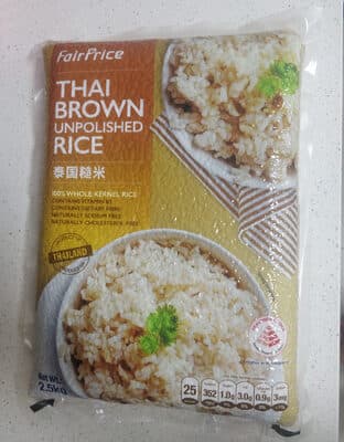 Thai Brown Unpolished Rice