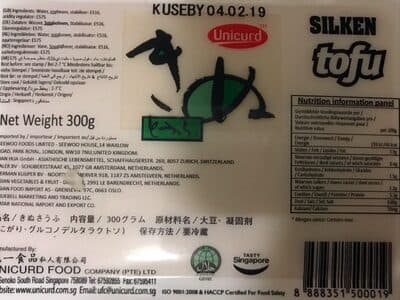 Silken Tofu