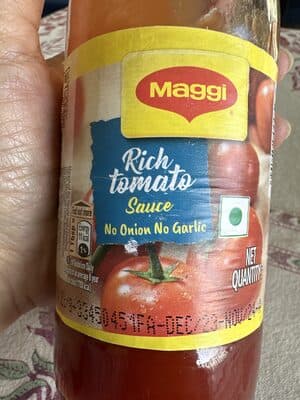 Rich Tomato Sauce No Onion No Garlic