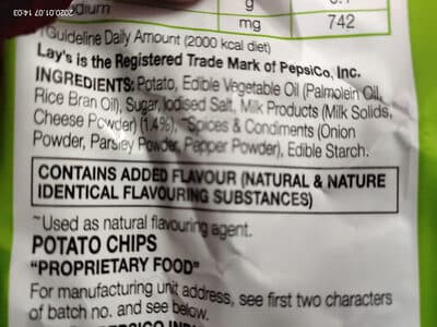 Lays Cream and Onion Potato Chips
