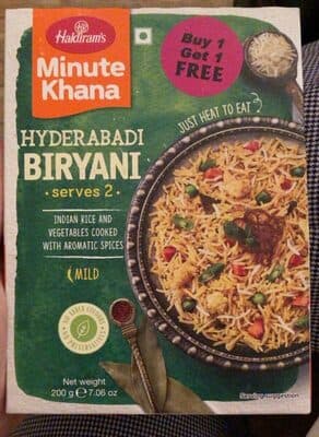 Haldiram's, Minute Khana Hyderabadi Biryani