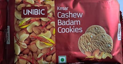 Kesar Cashew Badam Cookies