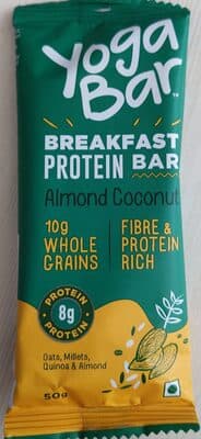 Almond Coconut Breakfast Protein Bar