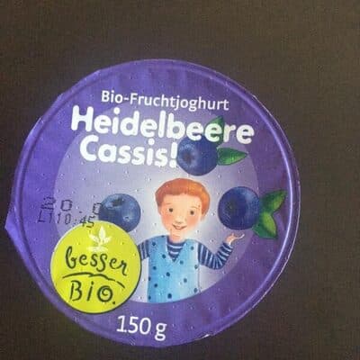 Bio Premium Heidelbeer-Cassis Joghurt