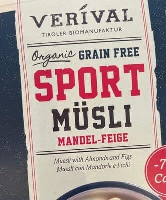 Organic Grain-Free Sport Muesli Mandel-Feige