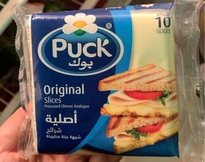 Original slices processed cheese analogue