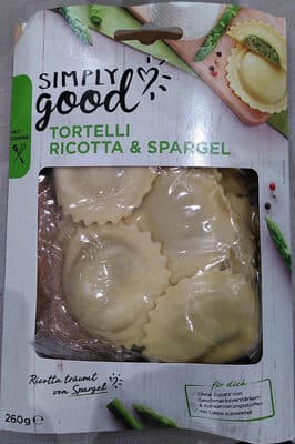 tortelli ricotta & spargel