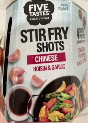 Stir fry shots