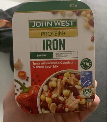 Tuna With Roasted Capsicum & Three Bean Mix