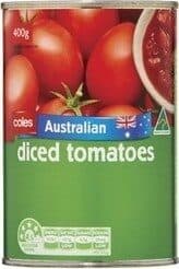 Coles Diced Tomatoes Australian