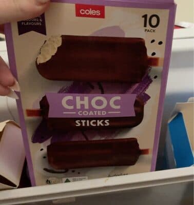 Choc Coated Sticks