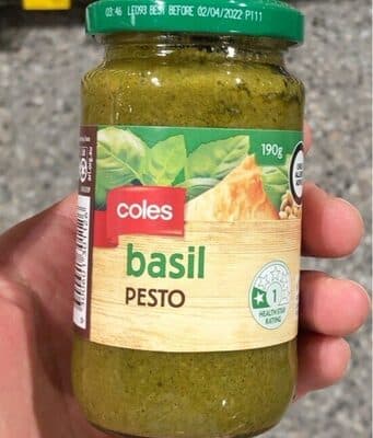 Coles Basil Pesto