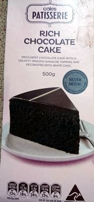 Coles Patisserie Rich Chocolate Cake