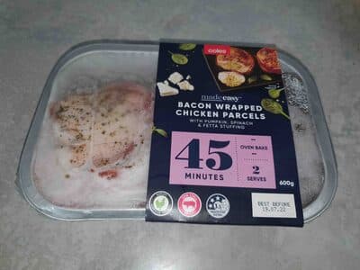 Bacon Wrapped Chicken Parcels