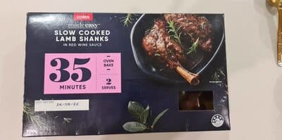 Slow Cooked Lamb Shanks