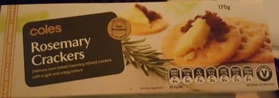 Coles Rosemary Crackers