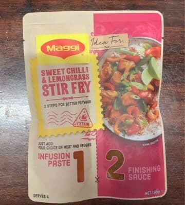 Sweet Chilli and Lemongrass Stir Fry