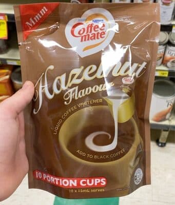 Liquid coffee whitener