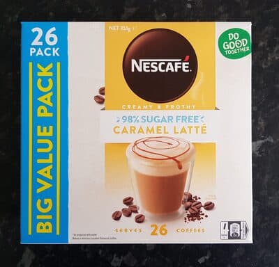 98% Sugar Free Caramel Latte